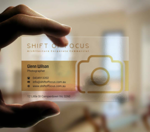 Business Card Design by INDIAN_Ashok for Shift of Focus  | Design: #22996852