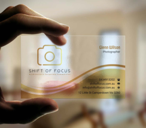 Business Card Design by INDIAN_Ashok for Shift of Focus  | Design: #22996861