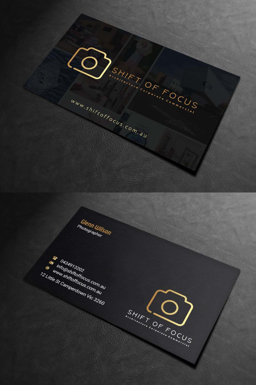 Visitenkarten-Design von INDIAN_Ashok für Shift of Focus  | Design #22996875