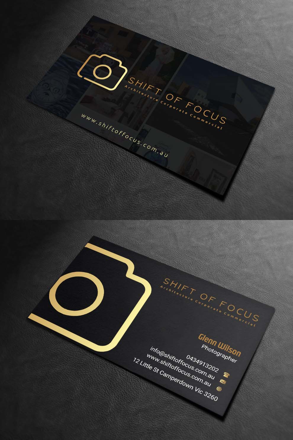 Diseño de Tarjeta de Presentación por INDIAN_Ashok para Shift of Focus  | Diseño #22996877