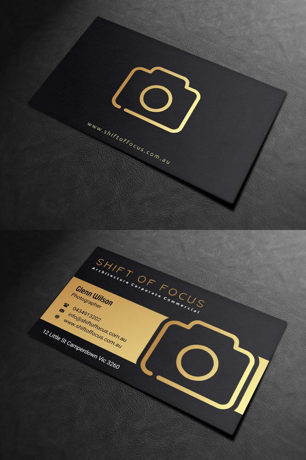 Diseño de Tarjeta de Presentación por INDIAN_Ashok para Shift of Focus  | Diseño #22996879