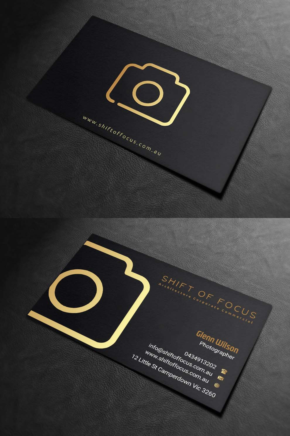 Visitenkarten-Design von INDIAN_Ashok für Shift of Focus  | Design #22996887