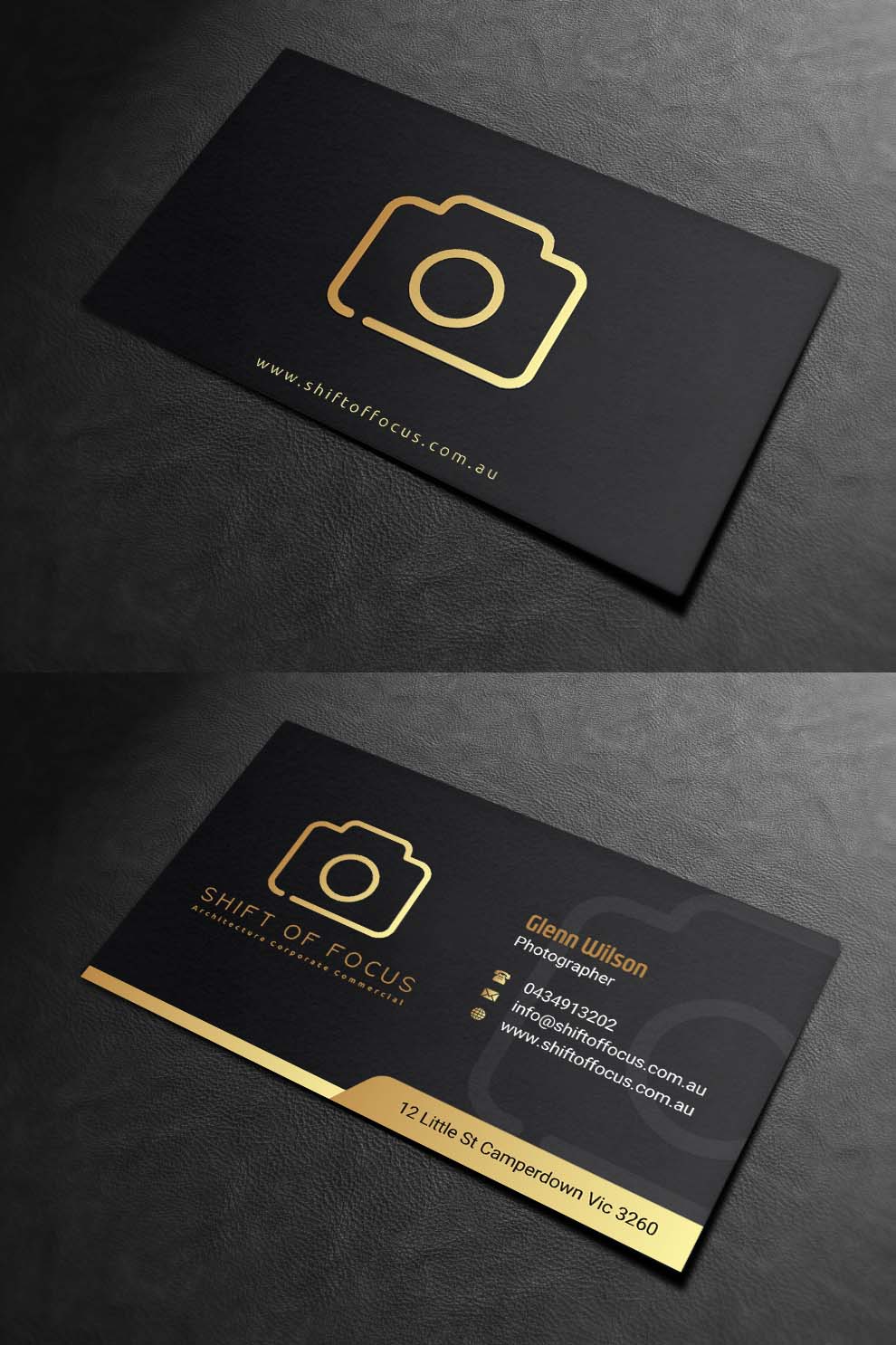 Diseño de Tarjeta de Presentación por INDIAN_Ashok para Shift of Focus  | Diseño #22996888