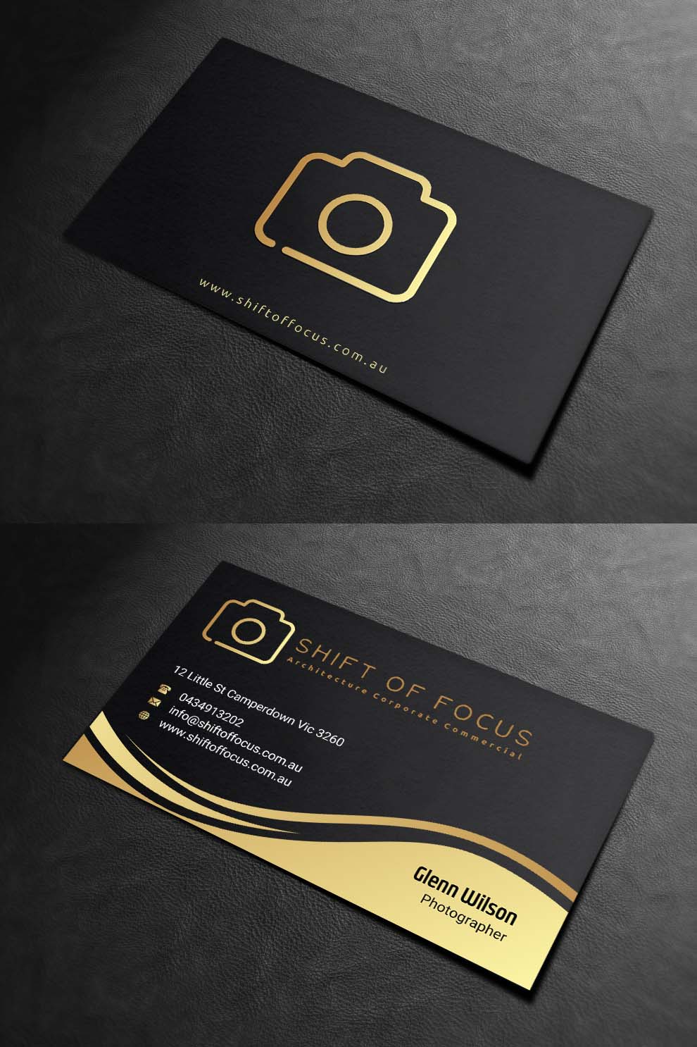 Diseño de Tarjeta de Presentación por INDIAN_Ashok para Shift of Focus  | Diseño #22996889