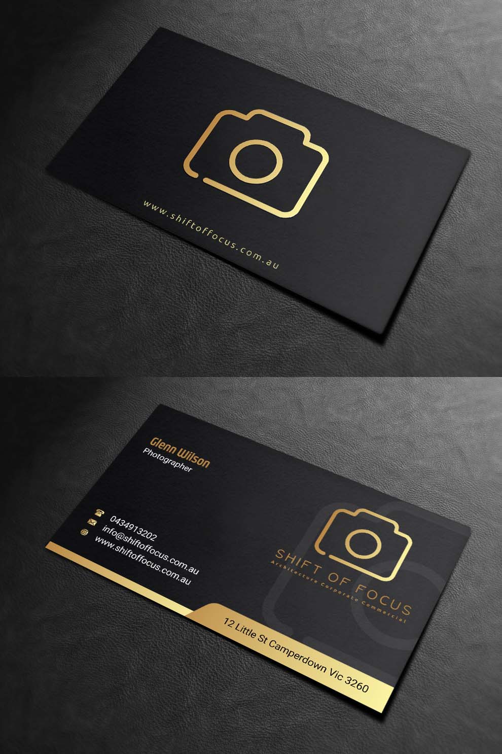 Diseño de Tarjeta de Presentación por INDIAN_Ashok para Shift of Focus  | Diseño #22996890