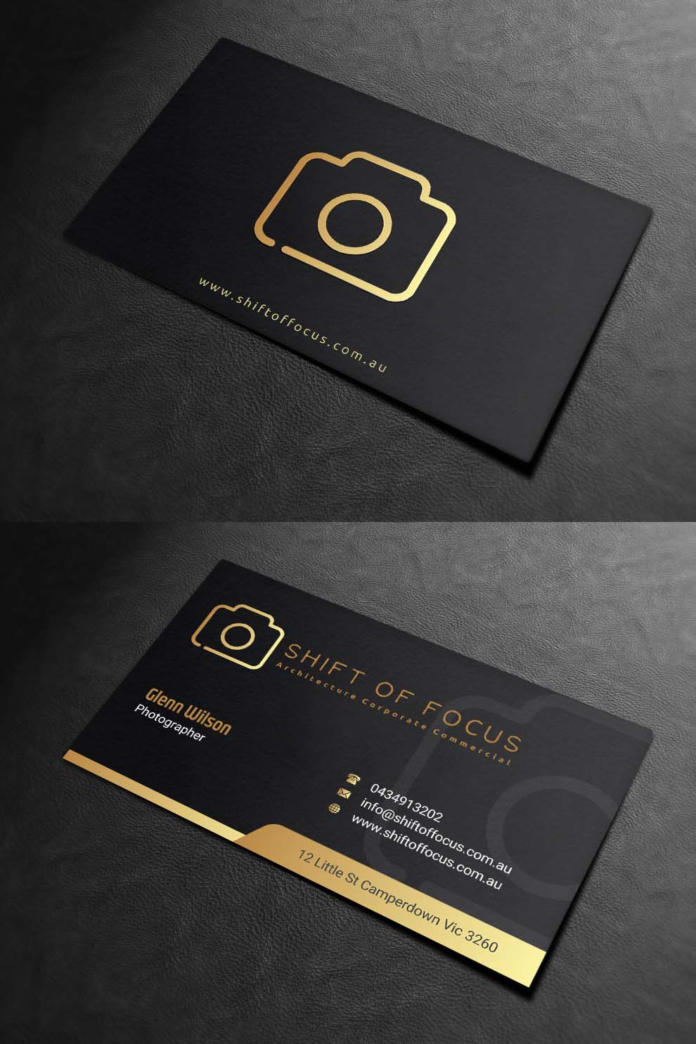 Diseño de Tarjeta de Presentación por INDIAN_Ashok para Shift of Focus  | Diseño #22996891