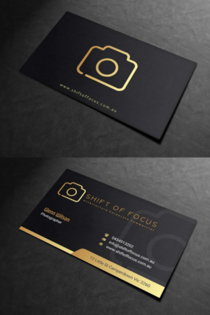 Diseño de Tarjeta de Presentación por INDIAN_Ashok para Shift of Focus  | Diseño: #22996891