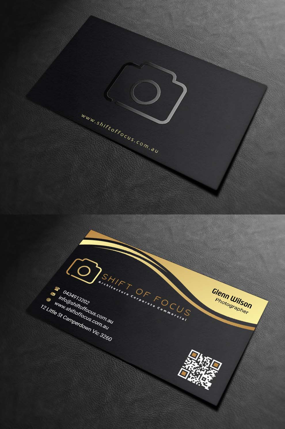 Diseño de Tarjeta de Presentación por INDIAN_Ashok para Shift of Focus  | Diseño #22996892