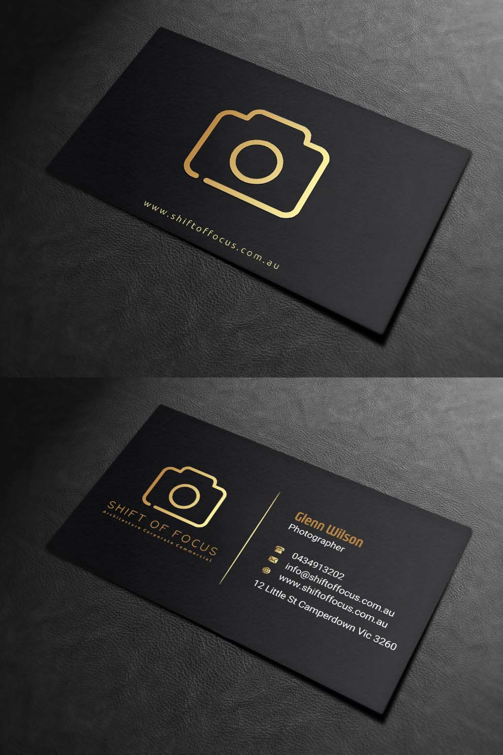 Visitenkarten-Design von INDIAN_Ashok für Shift of Focus  | Design #22996893