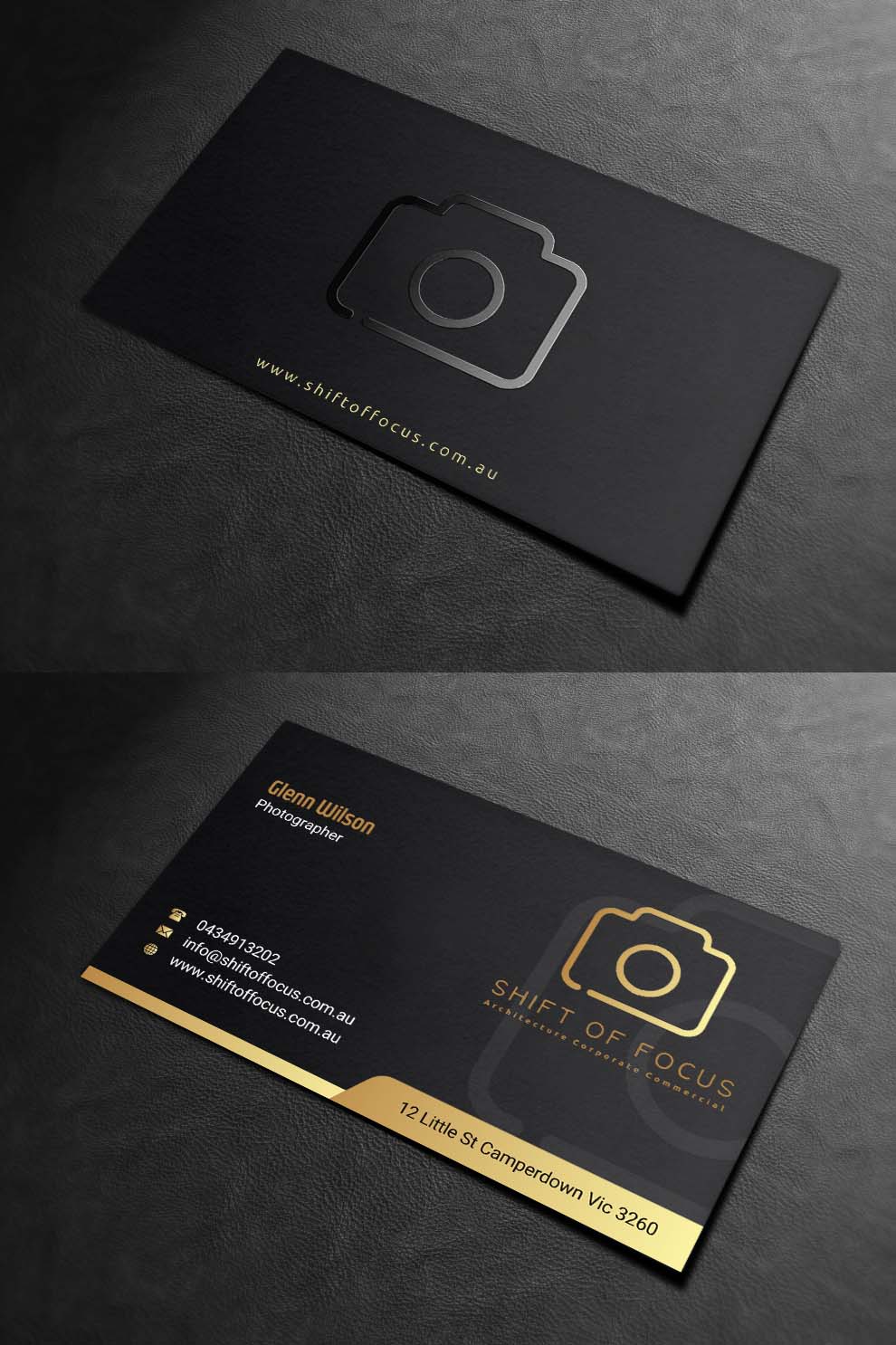 Diseño de Tarjeta de Presentación por INDIAN_Ashok para Shift of Focus  | Diseño #22996897