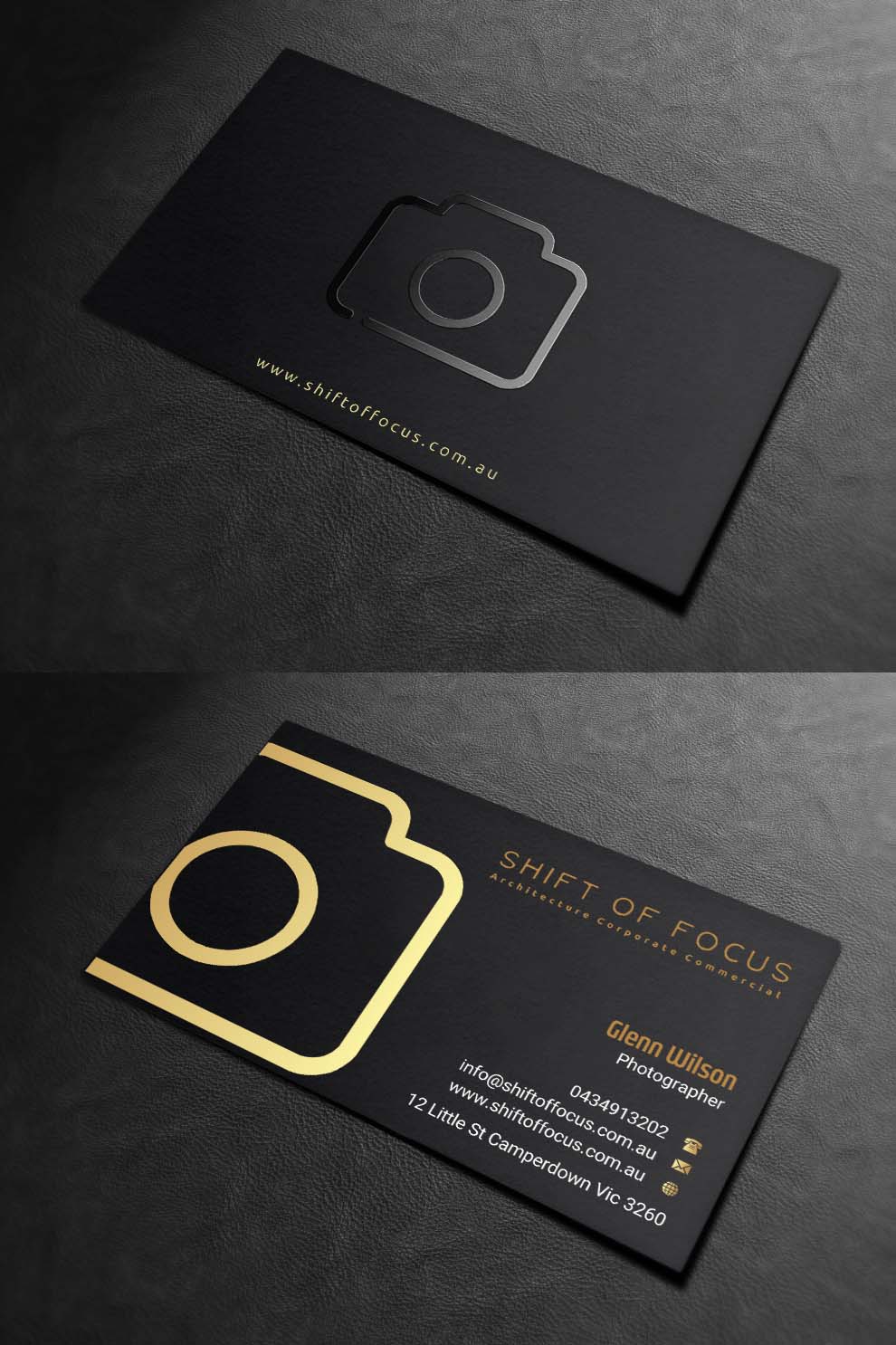 Diseño de Tarjeta de Presentación por INDIAN_Ashok para Shift of Focus  | Diseño #22996898