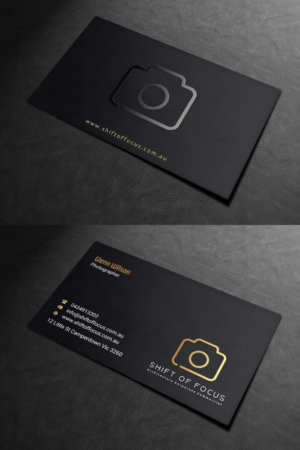 Business Card Design by INDIAN_Ashok for Shift of Focus  | Design: #22996900