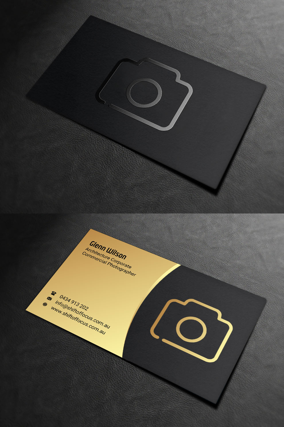 Business Card Design by INDIAN_Ashok for Shift of Focus  | Design: #23003814