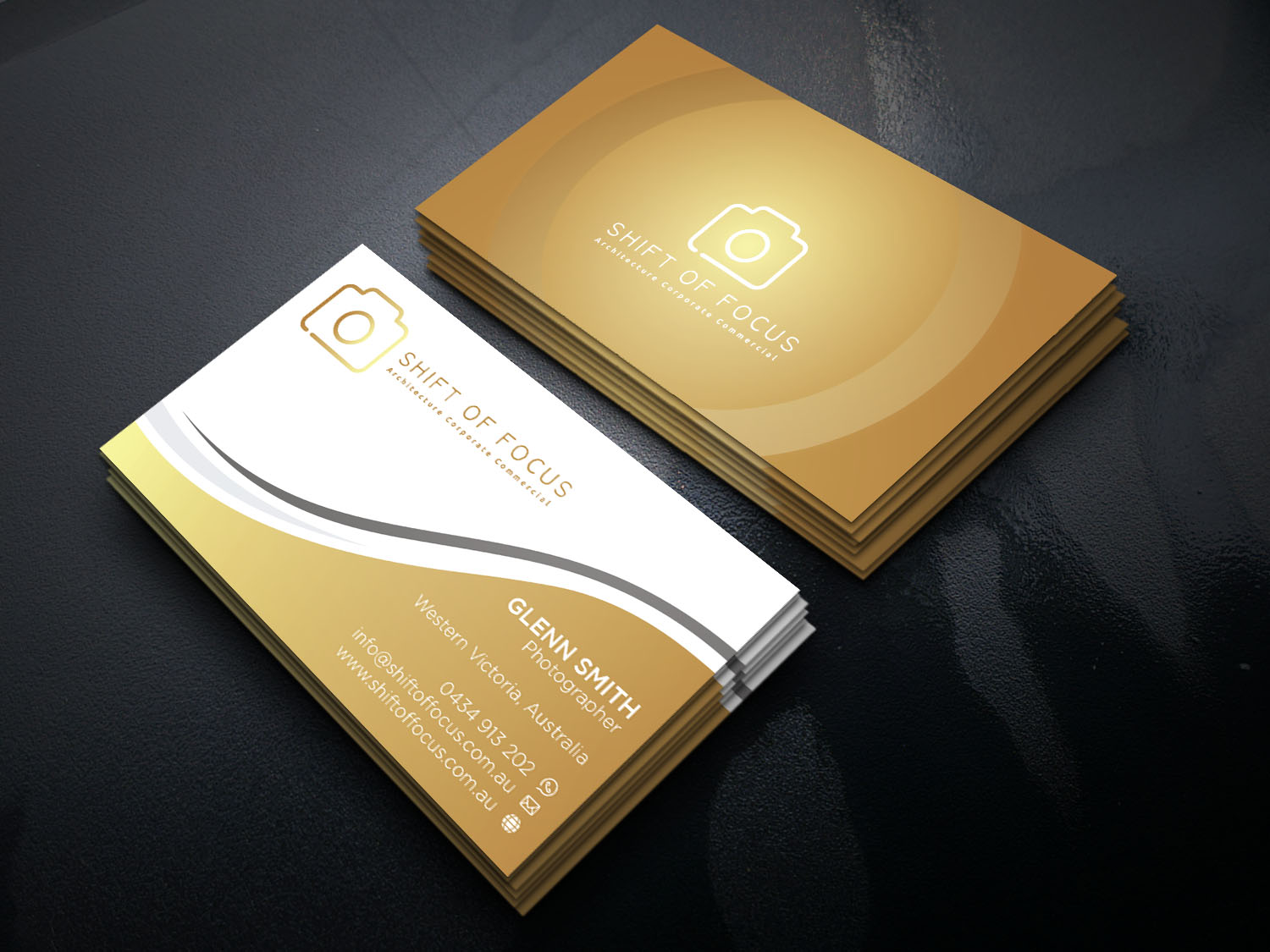 Diseño de Tarjeta de Presentación por Verified artistry (Design garden) para Shift of Focus  | Diseño #22995164