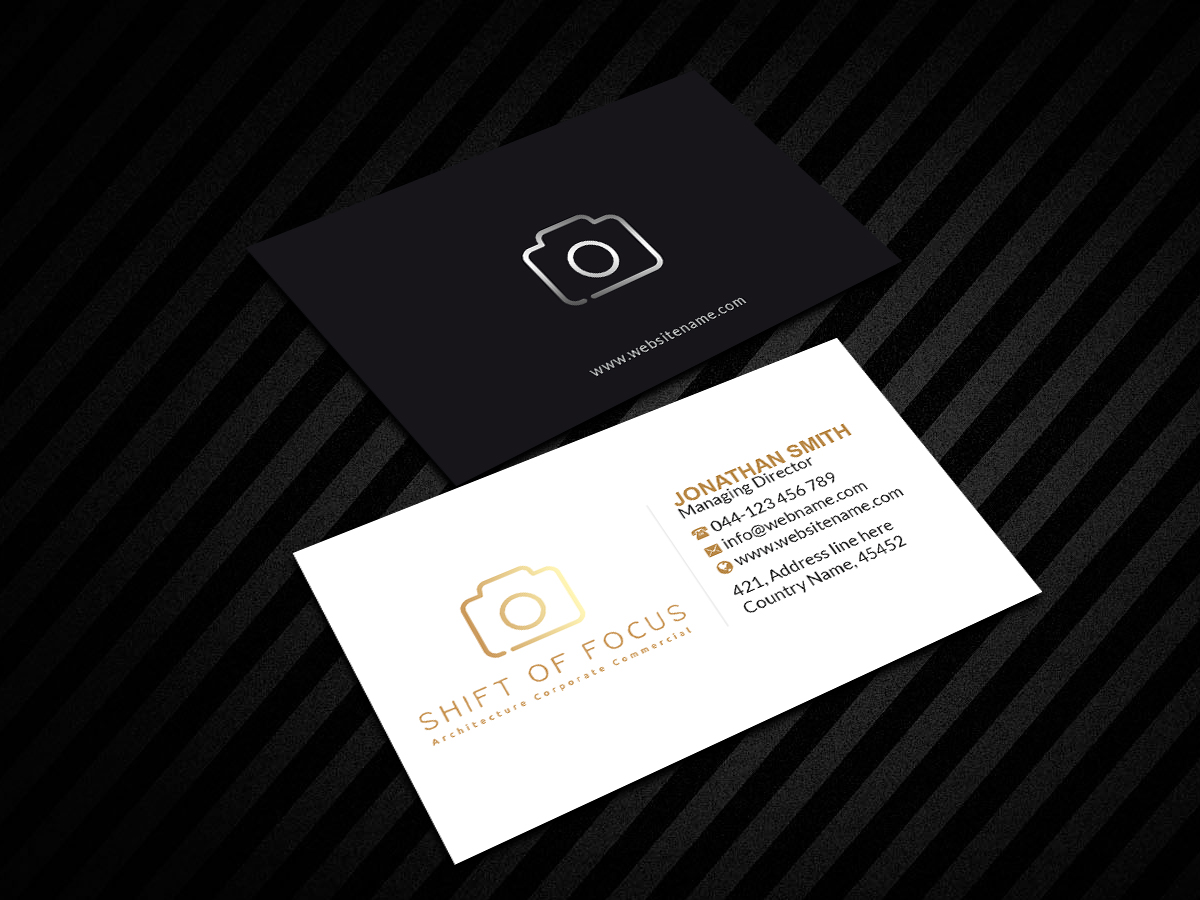 Business Card Design by Creations Box 2015 for Shift of Focus  | Design #23003030