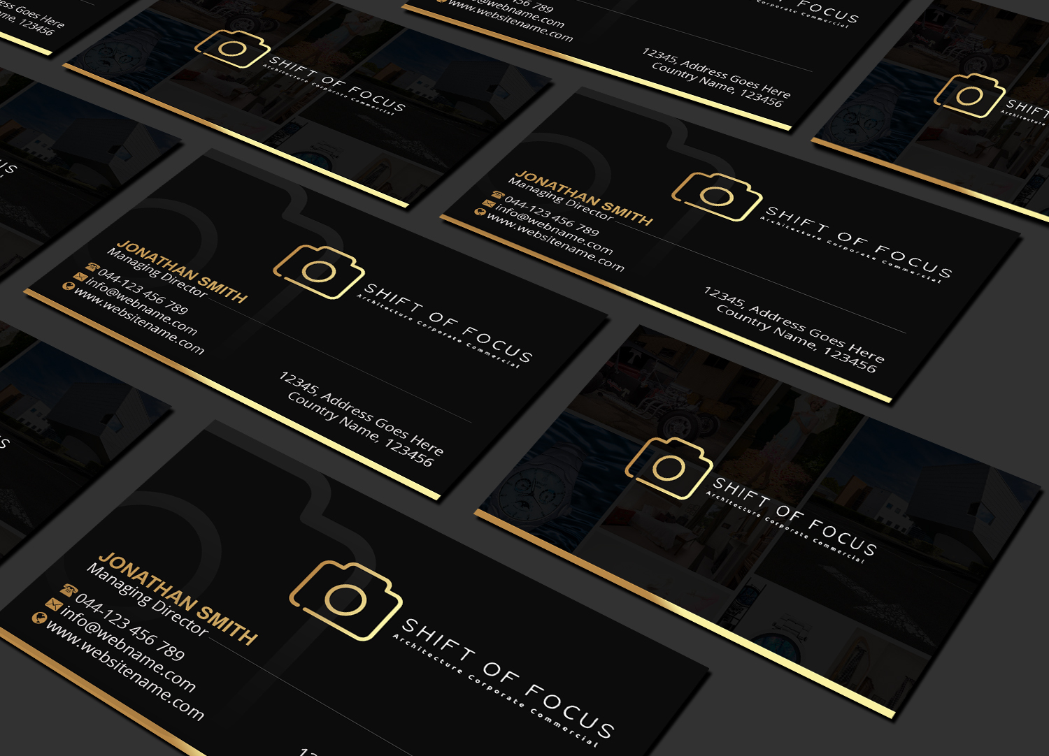 Business Card Design by Creations Box 2015 for Shift of Focus  | Design #23003034