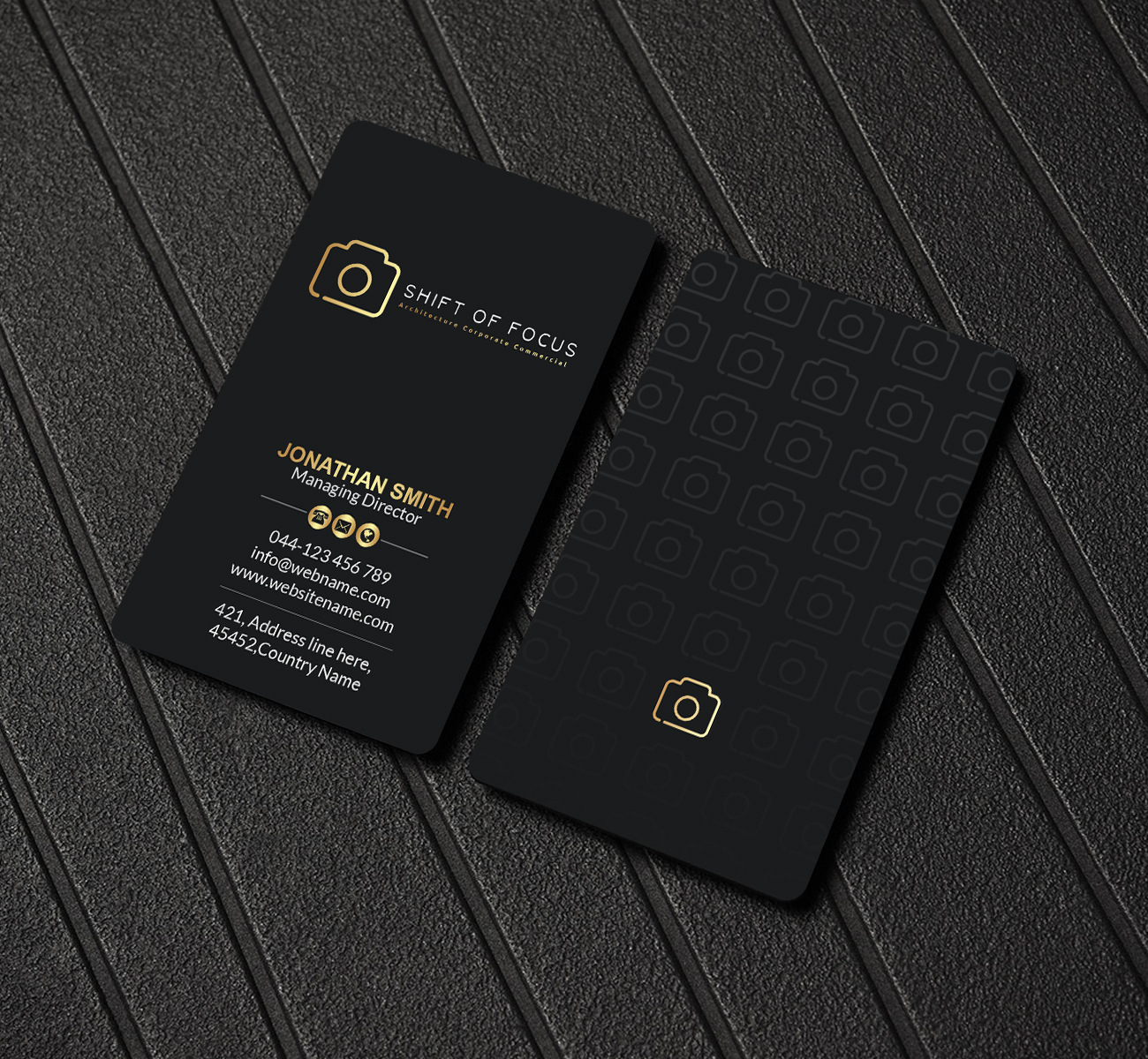 Business Card Design by Creations Box 2015 for Shift of Focus  | Design #23003037