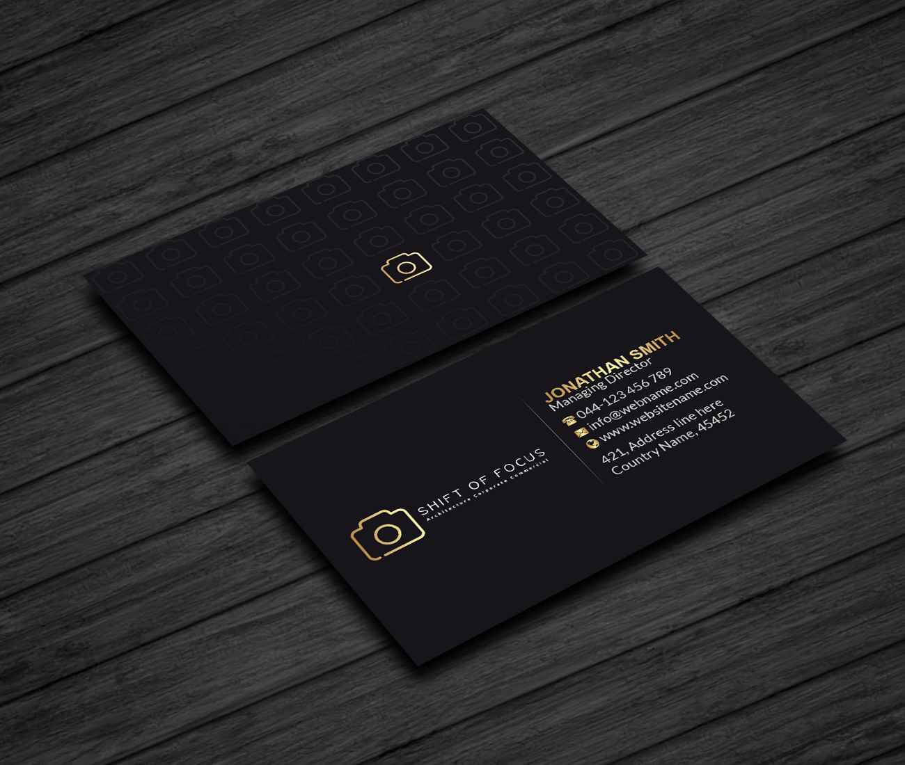 Design de Carte de Visite par Creations Box 2015 pour Shift of Focus  | Design #23004763