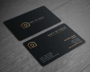 Business Card Design by chandrayaan.creative for Shift of Focus  | Design: #22996919
