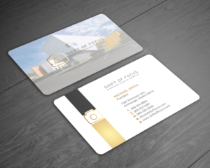 Business Card Design by chandrayaan.creative for Shift of Focus  | Design: #22996924