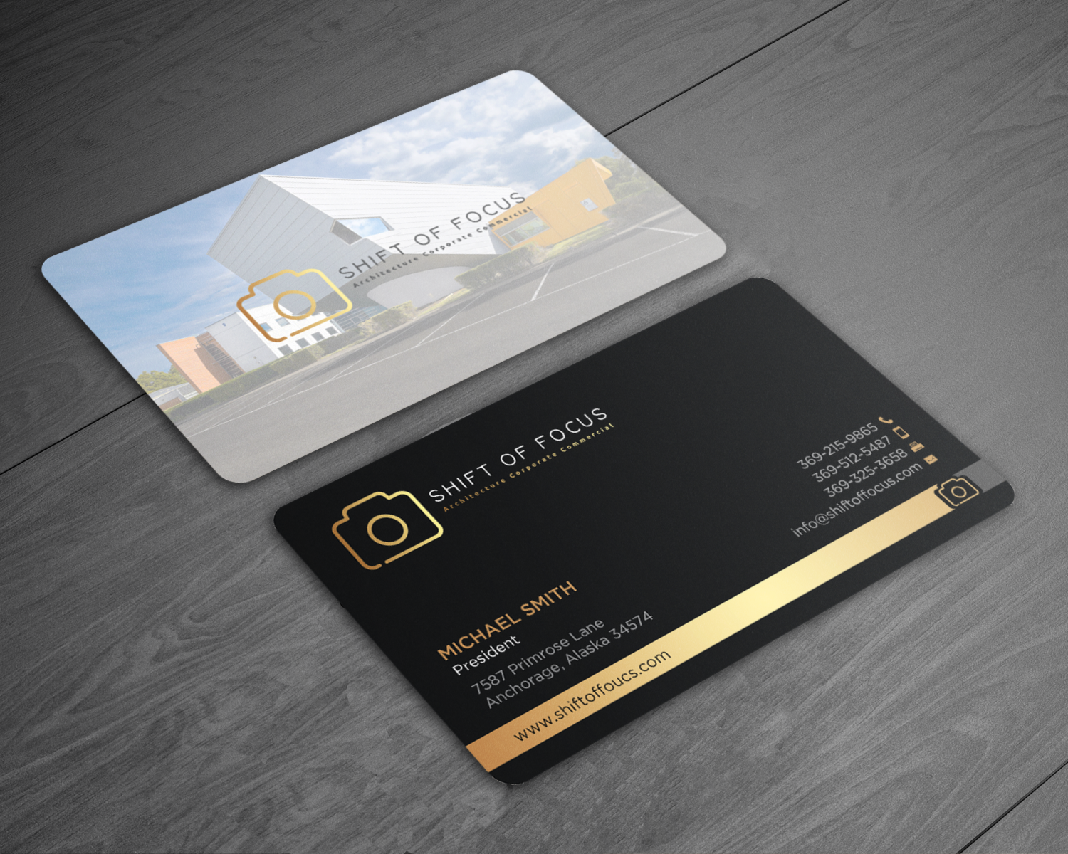 Design de Carte de Visite par chandrayaan.creative pour Shift of Focus  | Design #22997265