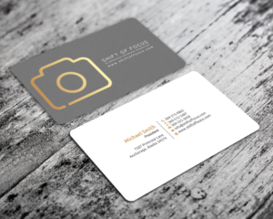 Business Card Design by chandrayaan.creative for Shift of Focus  | Design: #22997267