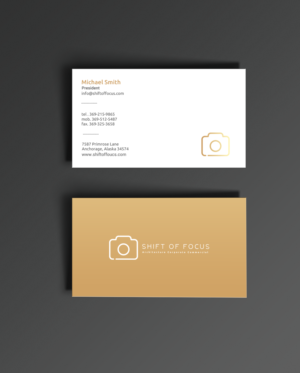 Business Card Design by chandrayaan.creative for Shift of Focus  | Design: #22998478
