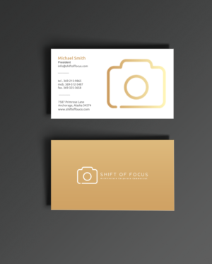 Business Card Design by chandrayaan.creative for Shift of Focus  | Design: #22998482