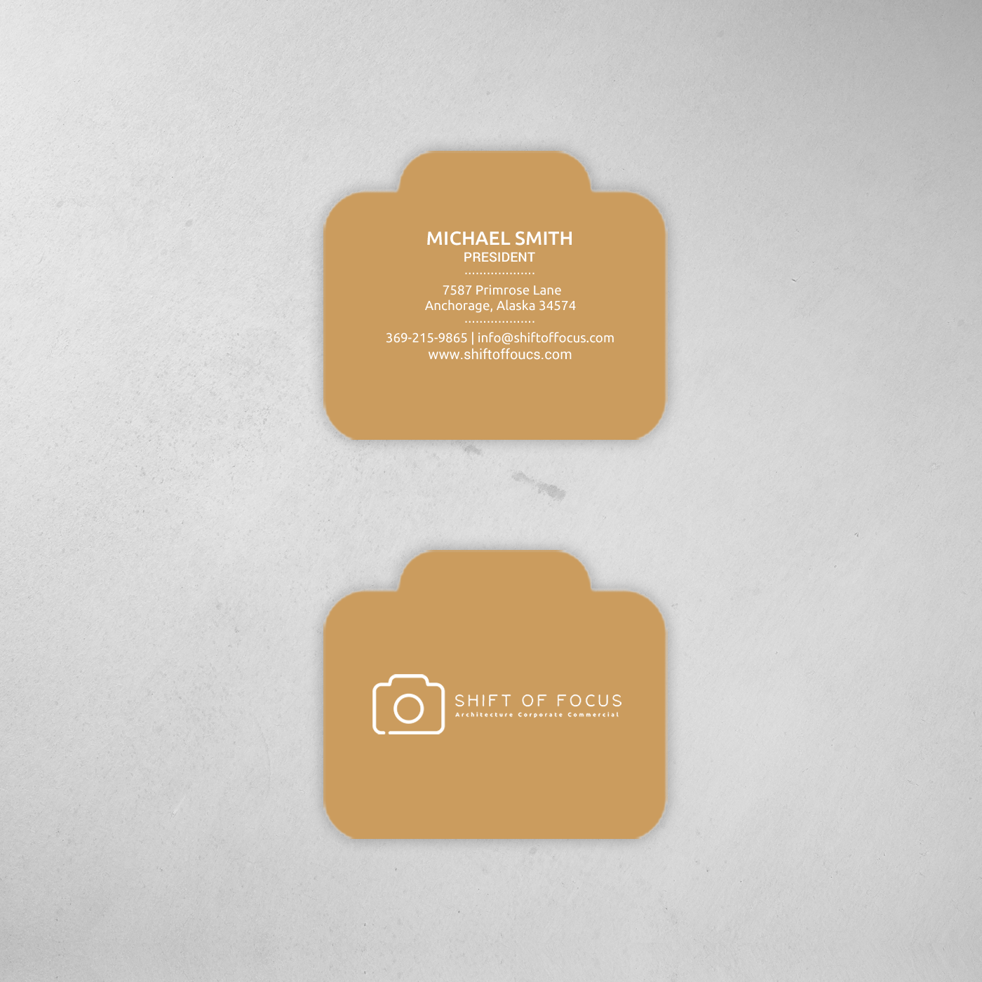 Business Card Design by chandrayaan.creative for Shift of Focus  | Design #22998484