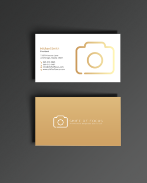 Business Card Design by chandrayaan.creative for Shift of Focus  | Design: #22998485