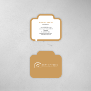 Business Card Design by chandrayaan.creative for Shift of Focus  | Design: #22998486