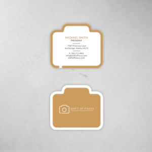 Business Card for Professional Photographer  | Business Card Design by chandrayaan.creative
