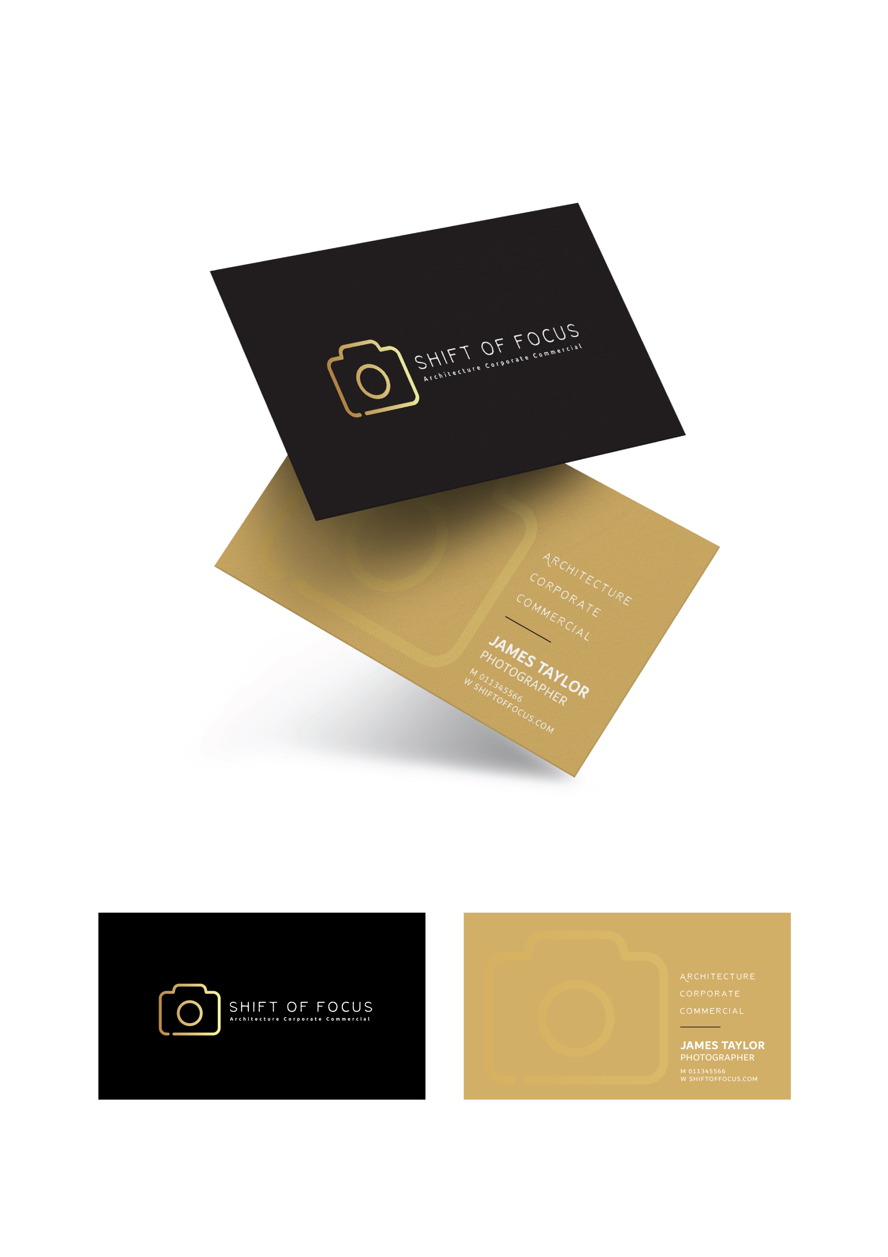 Visitenkarten-Design von akila_1704@hotmail.com für Shift of Focus  | Design #22995569