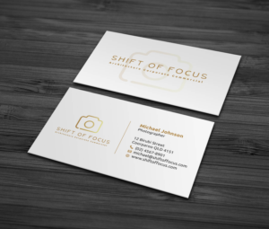 Business Card Design by MDesign for Shift of Focus  | Design #22996042