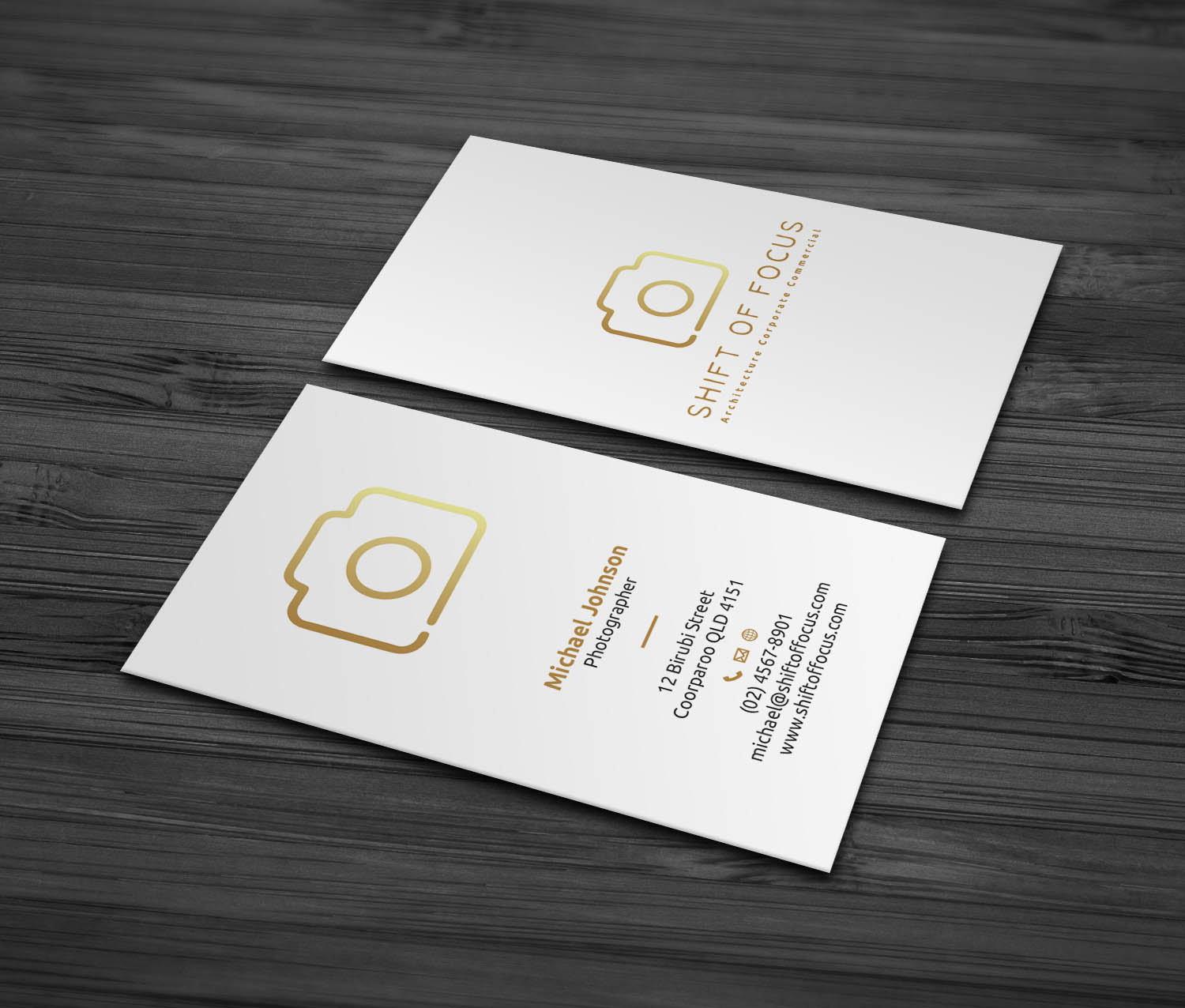 Diseño de Tarjeta de Presentación por MDesign para Shift of Focus  | Diseño #22996047