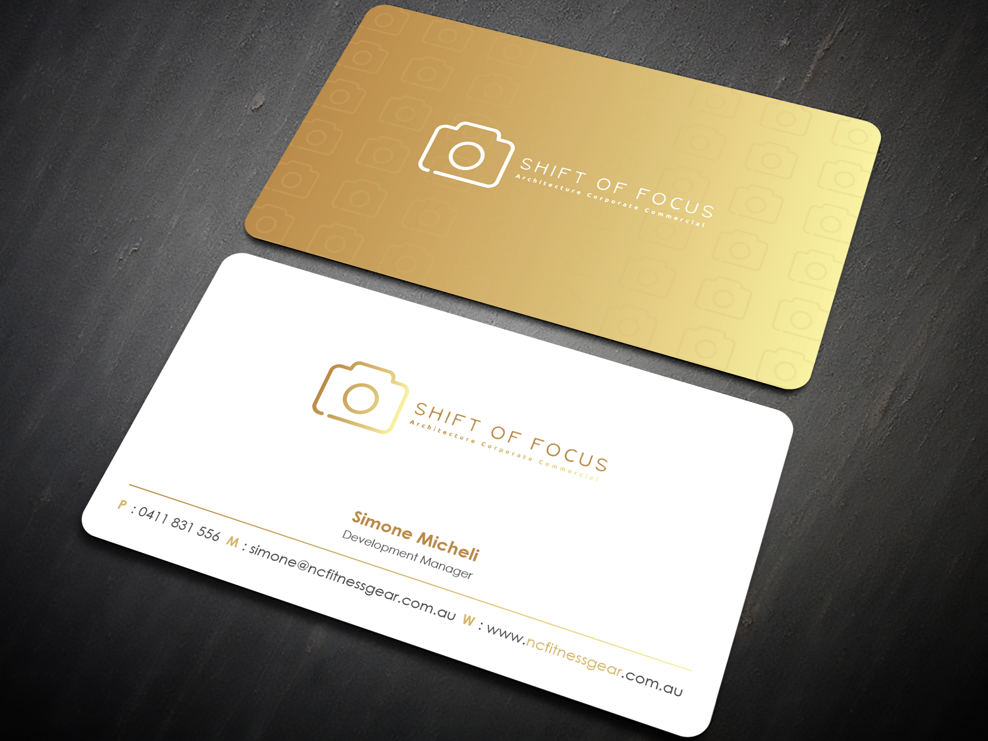 Business Card Design by Uttom 2 for Shift of Focus  | Design #23002979