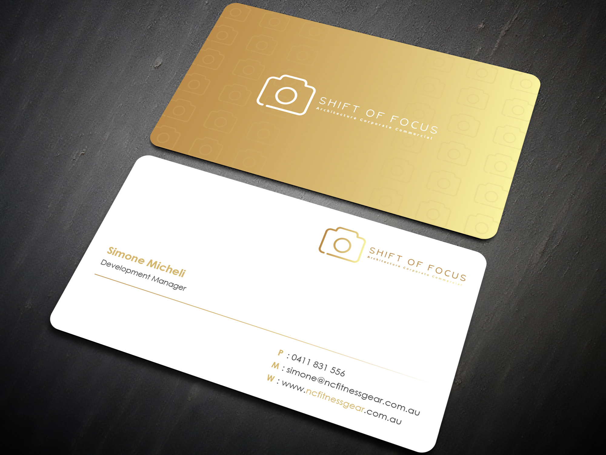 Business Card Design by Uttom 2 for Shift of Focus  | Design #23002980