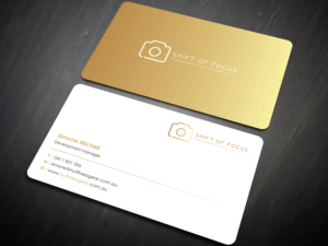 Diseño de Tarjeta de Presentación por Uttom 2 para Shift of Focus  | Diseño: #23002981