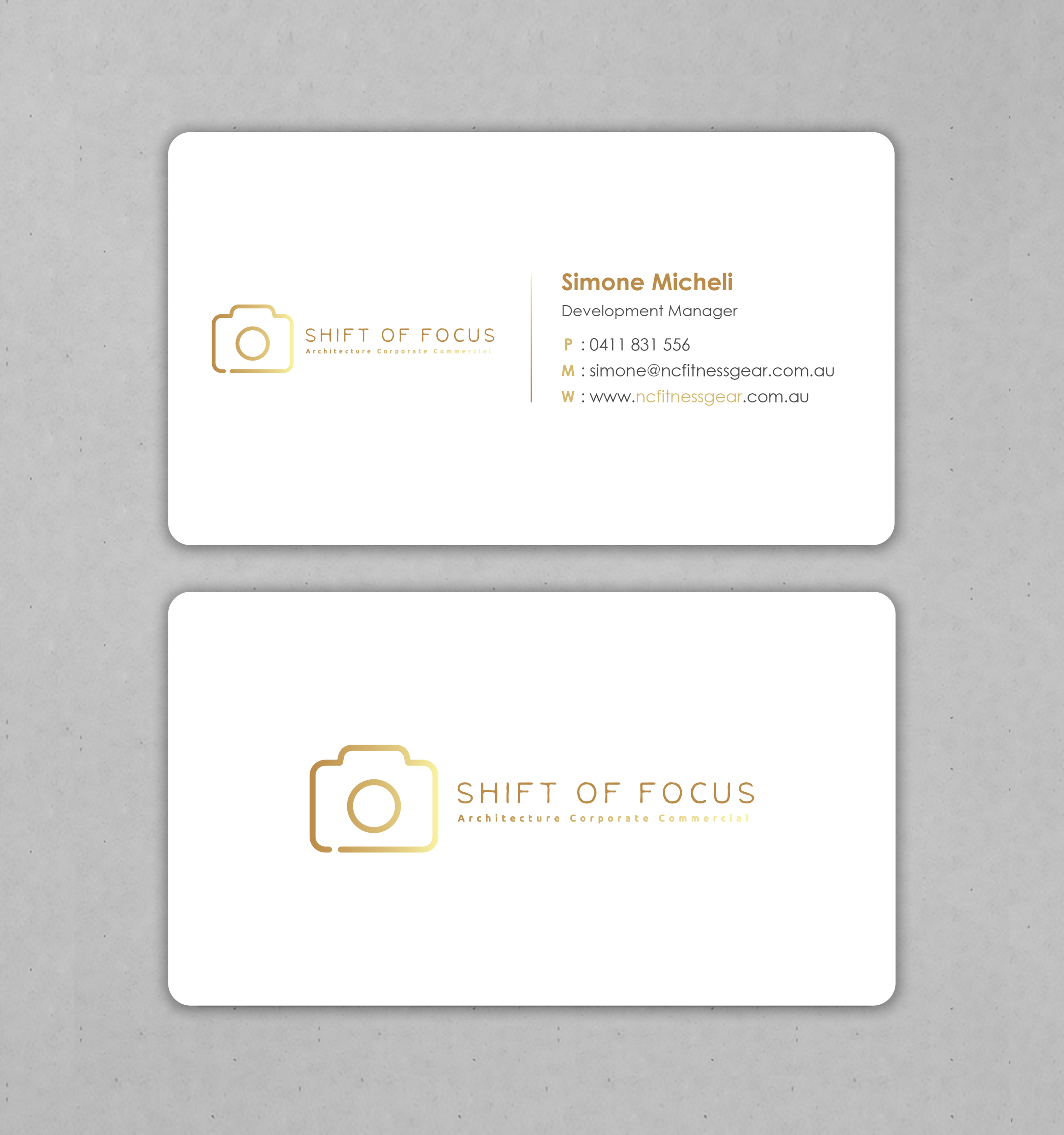 Diseño de Tarjeta de Presentación por Uttom 2 para Shift of Focus  | Diseño #23002986