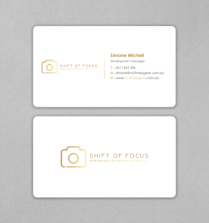 Diseño de Tarjeta de Presentación por Uttom 2 para Shift of Focus  | Diseño: #23002986