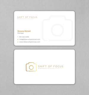 Diseño de Tarjeta de Presentación por Uttom 2 para Shift of Focus  | Diseño: #23002987