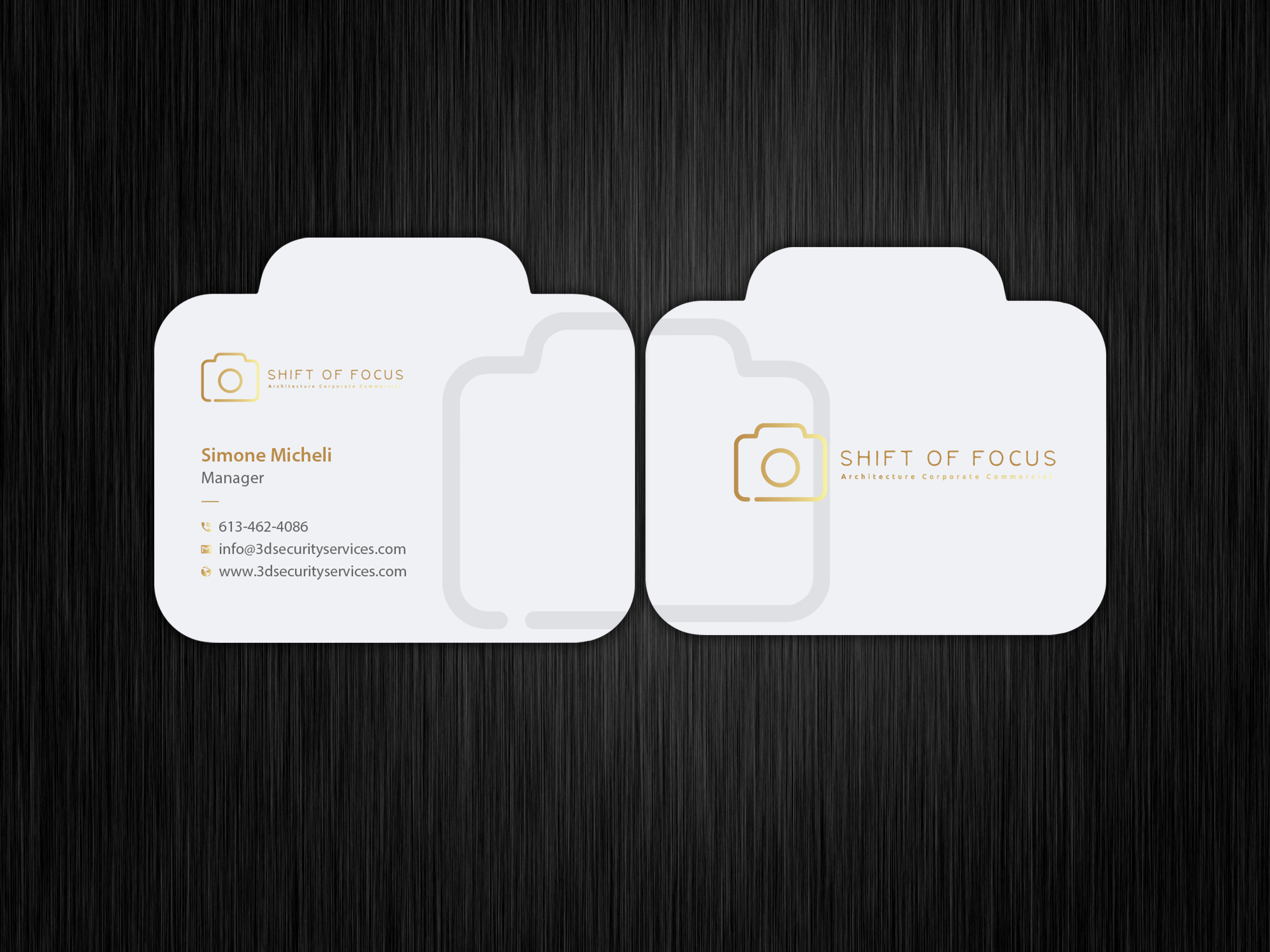 Business Card Design by Uttom 2 for Shift of Focus  | Design #23005412