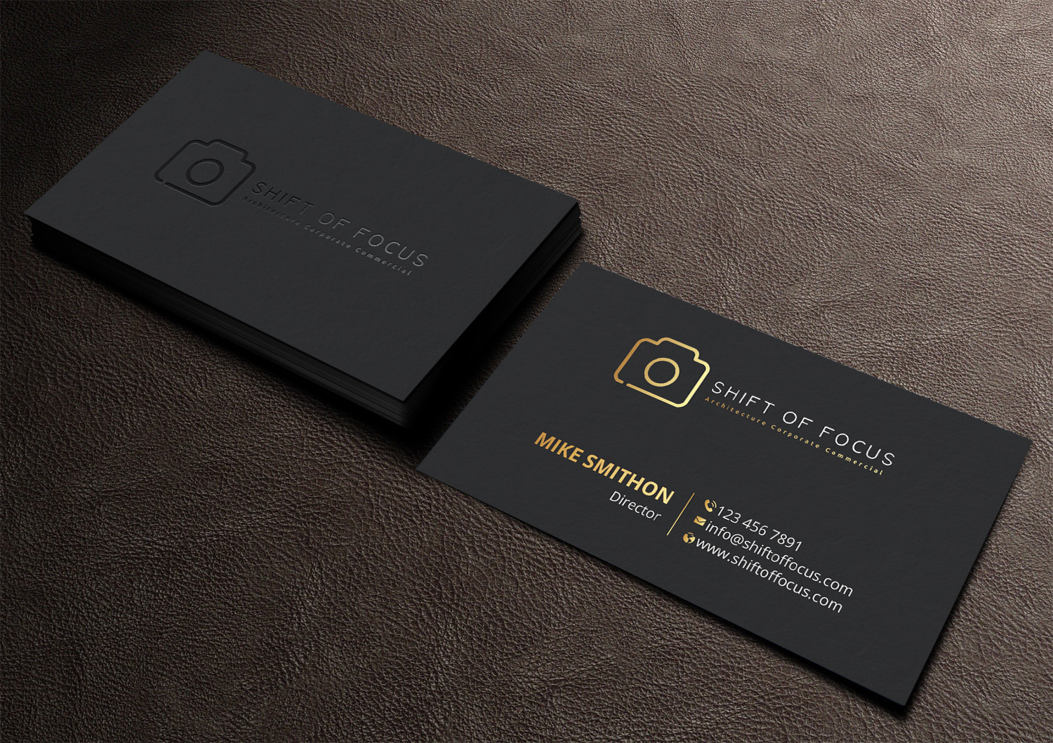 Business Card Design by DesignShout for Shift of Focus  | Design #23006085