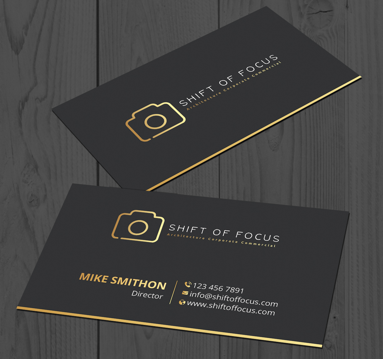 Business Card Design by DesignShout for Shift of Focus  | Design #23006110