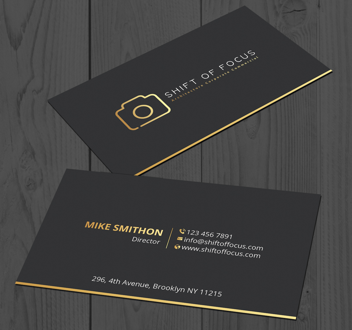 Business Card Design by DesignShout for Shift of Focus  | Design #23006130