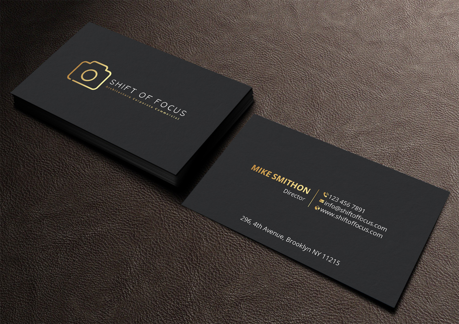 Business Card Design by DesignShout for Shift of Focus  | Design #23006131