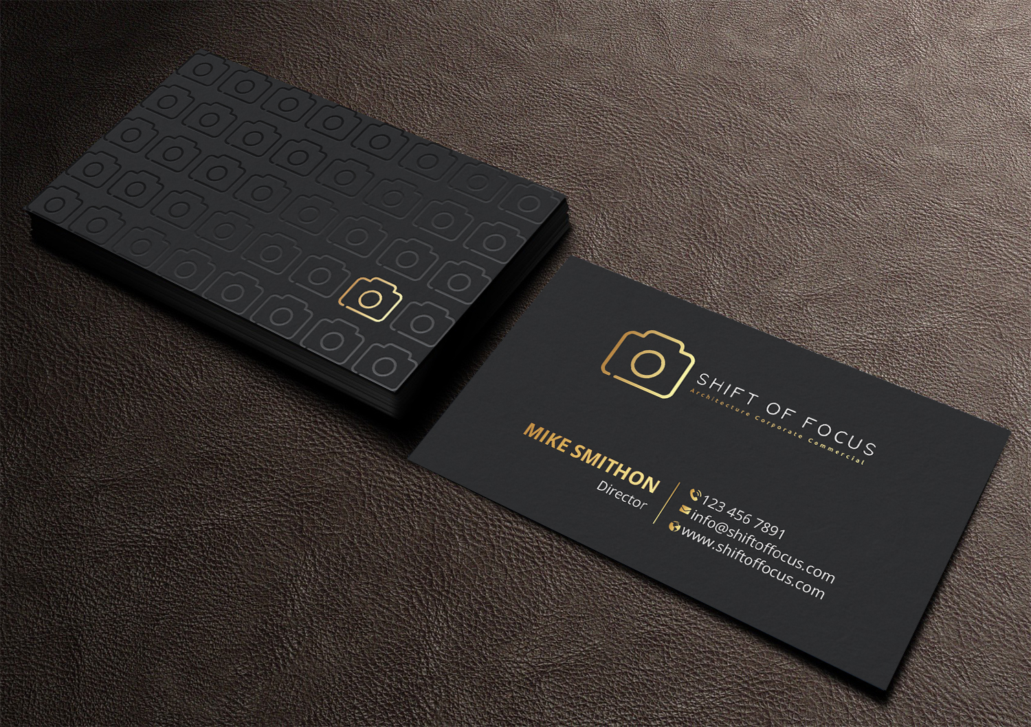Business Card Design by DesignShout for Shift of Focus  | Design #23006164