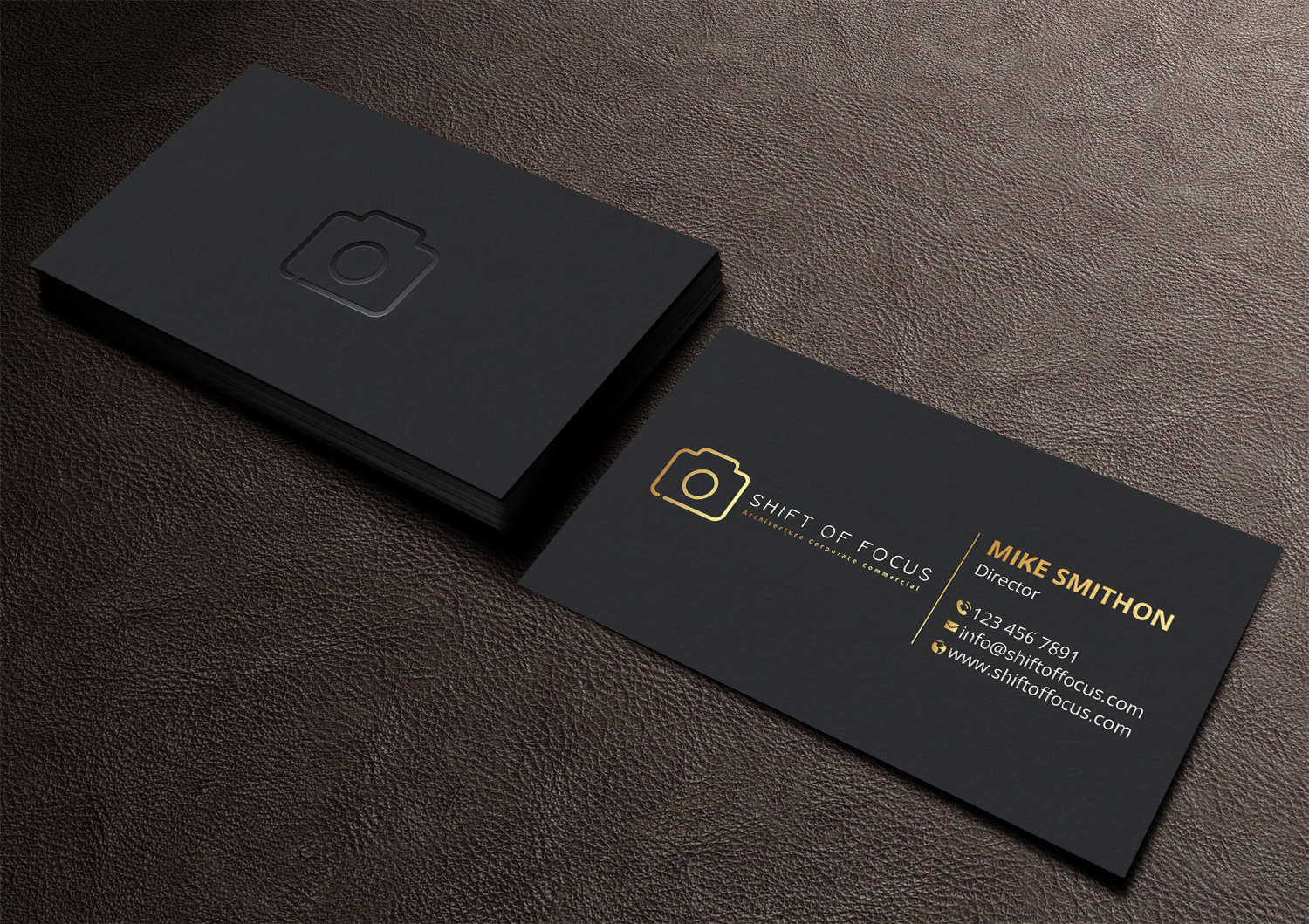 Business Card Design by DesignShout for Shift of Focus  | Design #23006252
