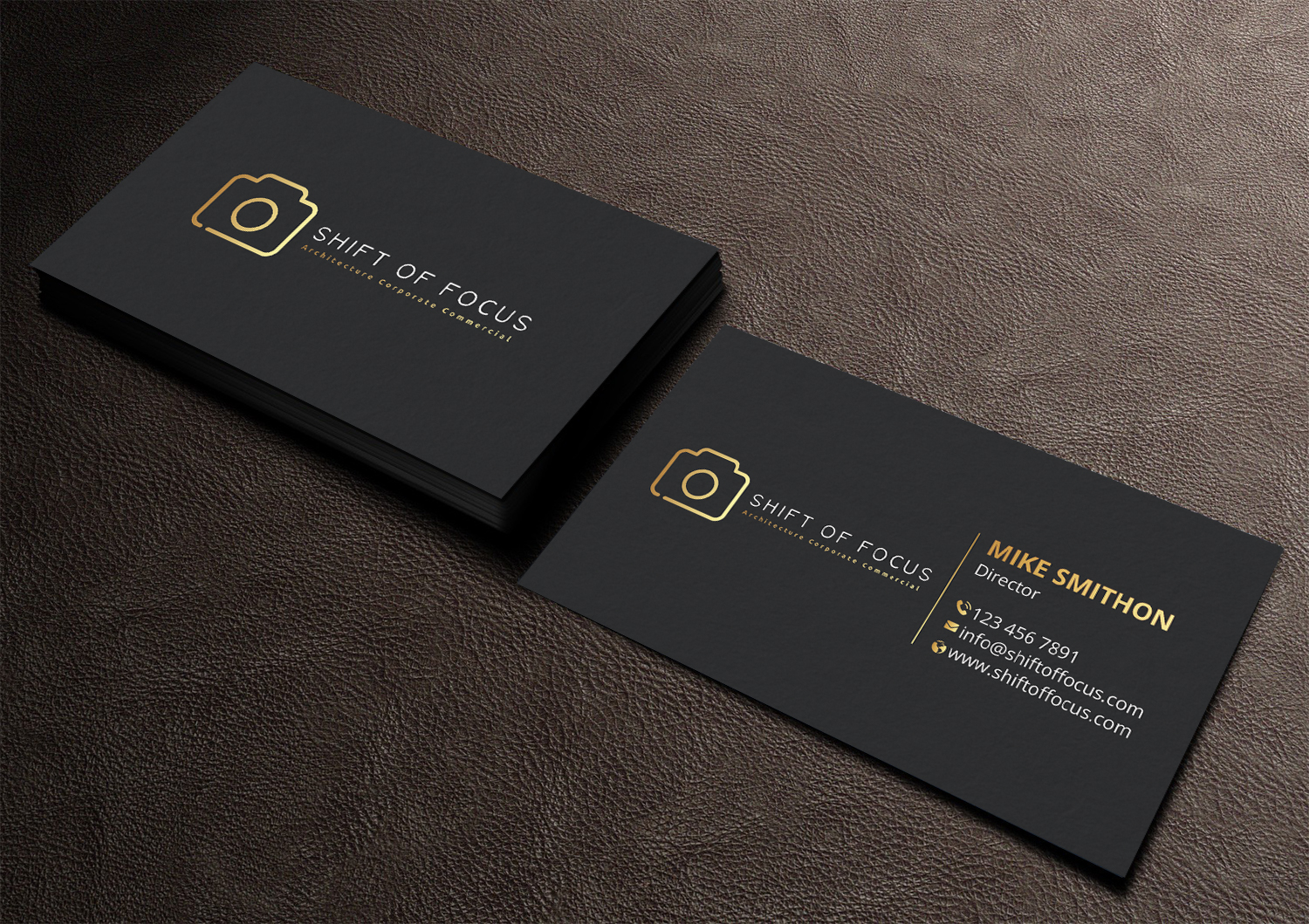 Business Card Design by DesignShout for Shift of Focus  | Design #23006254
