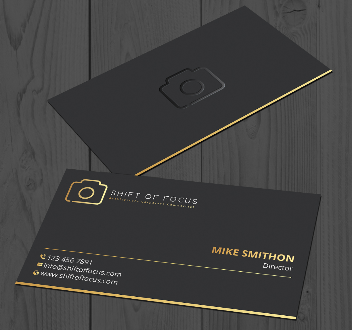 Business Card Design by DesignShout for Shift of Focus  | Design #23006328